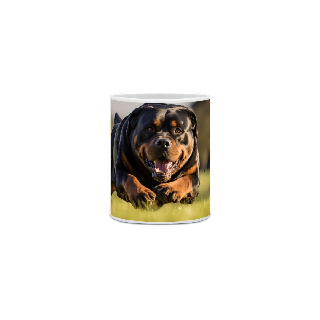 Nome do produto: Caneca Rottweiler com Arte Digital - #Autenticidade 0013