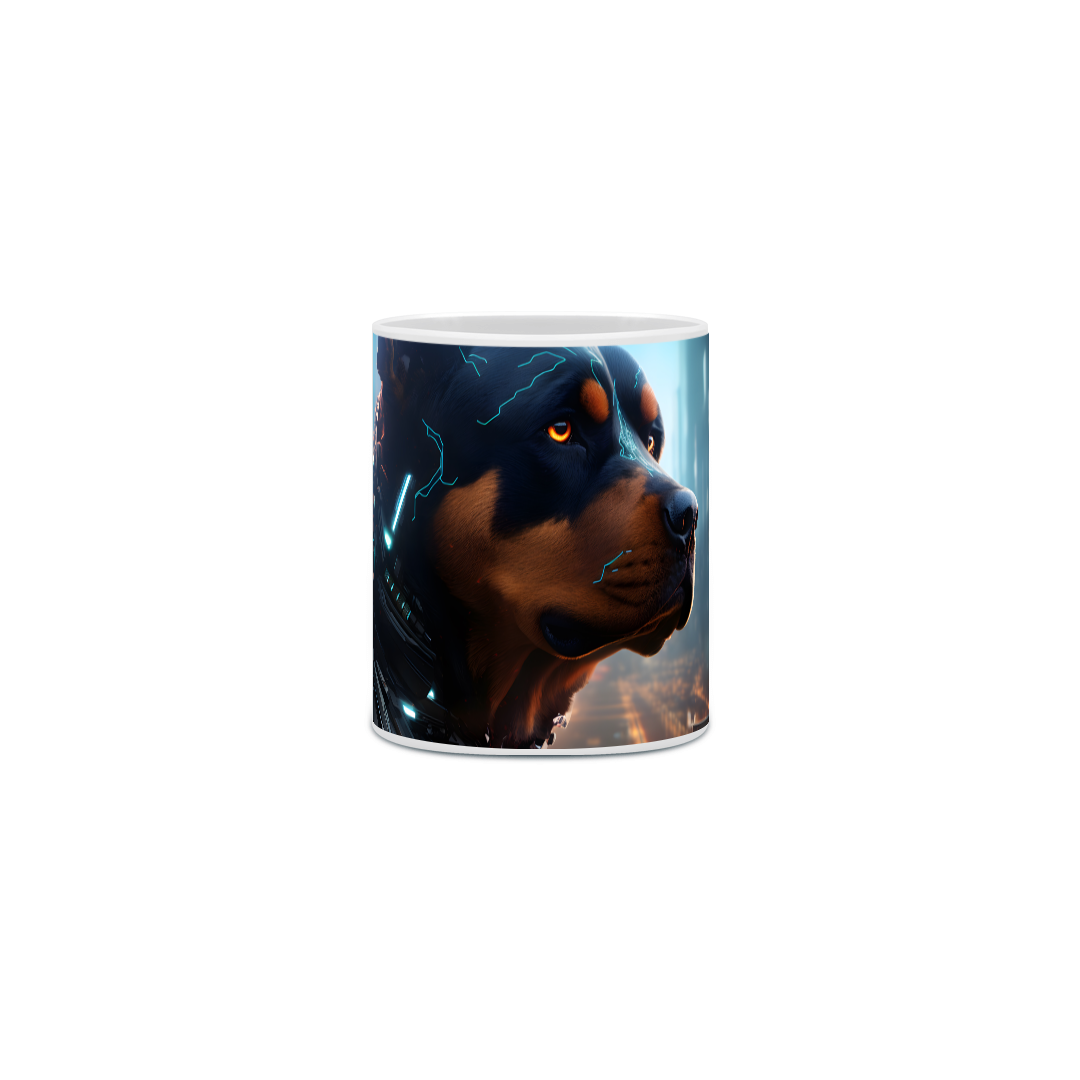Nome do produto: Caneca Rottweiler com Arte Digital - #Autenticidade 0025