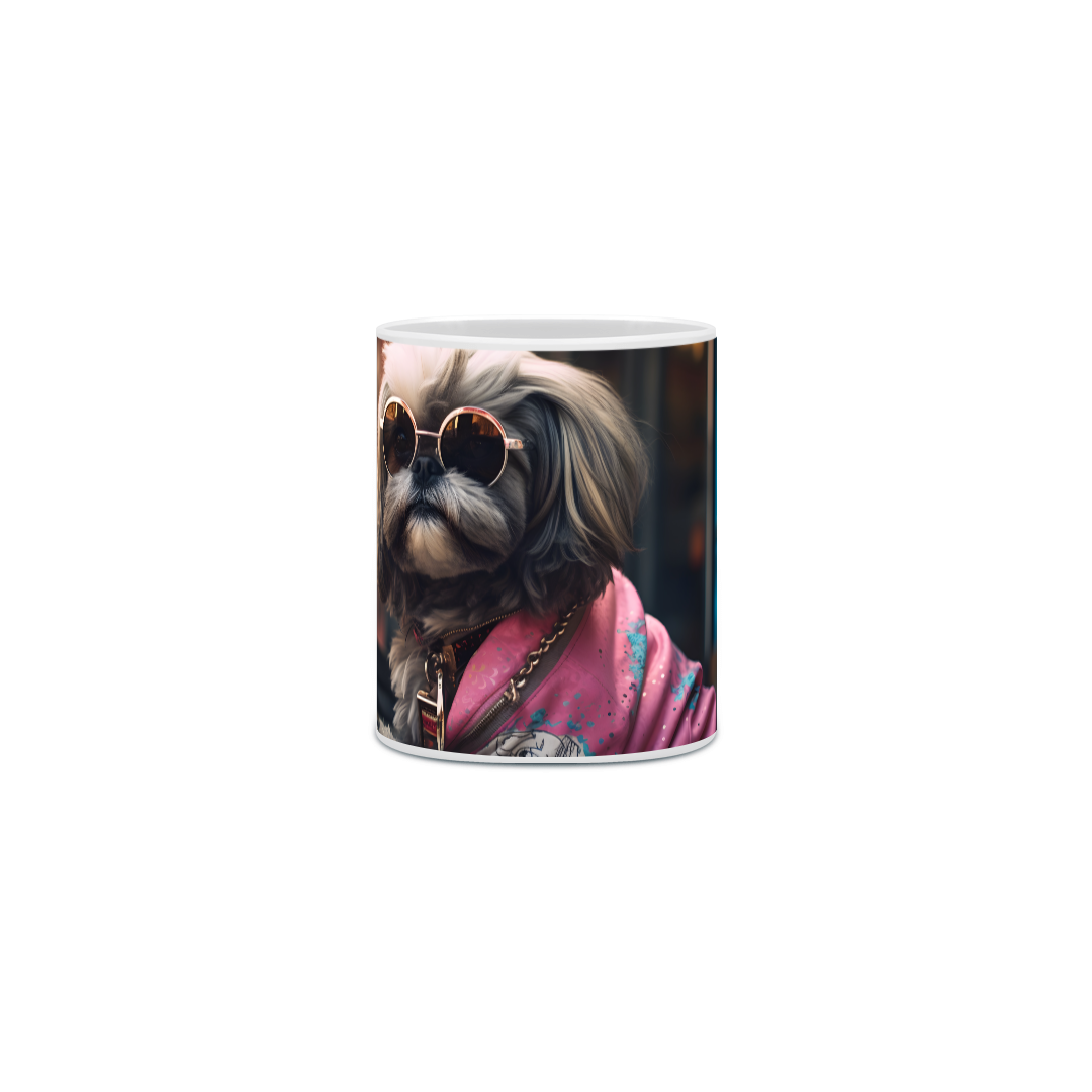 Nome do produto: Caneca Shih Tzu com Arte Digital - #Autenticidade 0002