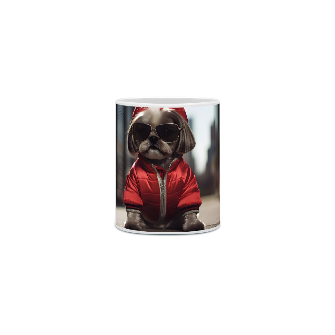 Nome do produto: Caneca Shih Tzu com Arte Digital - #Autenticidade 0004