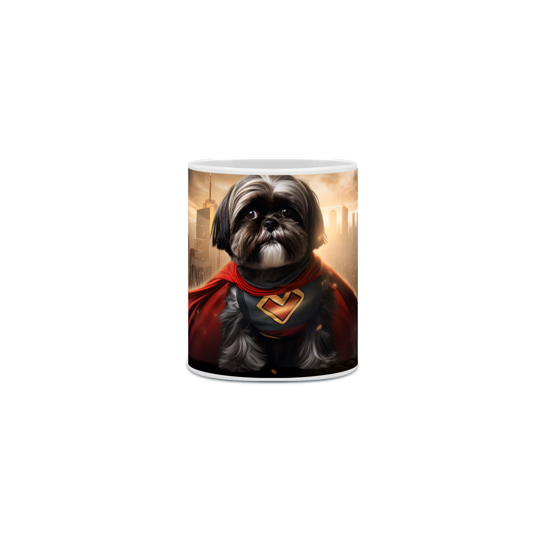 Nome do produto: Caneca Shih Tzu com Arte Digital - #Autenticidade 0011
