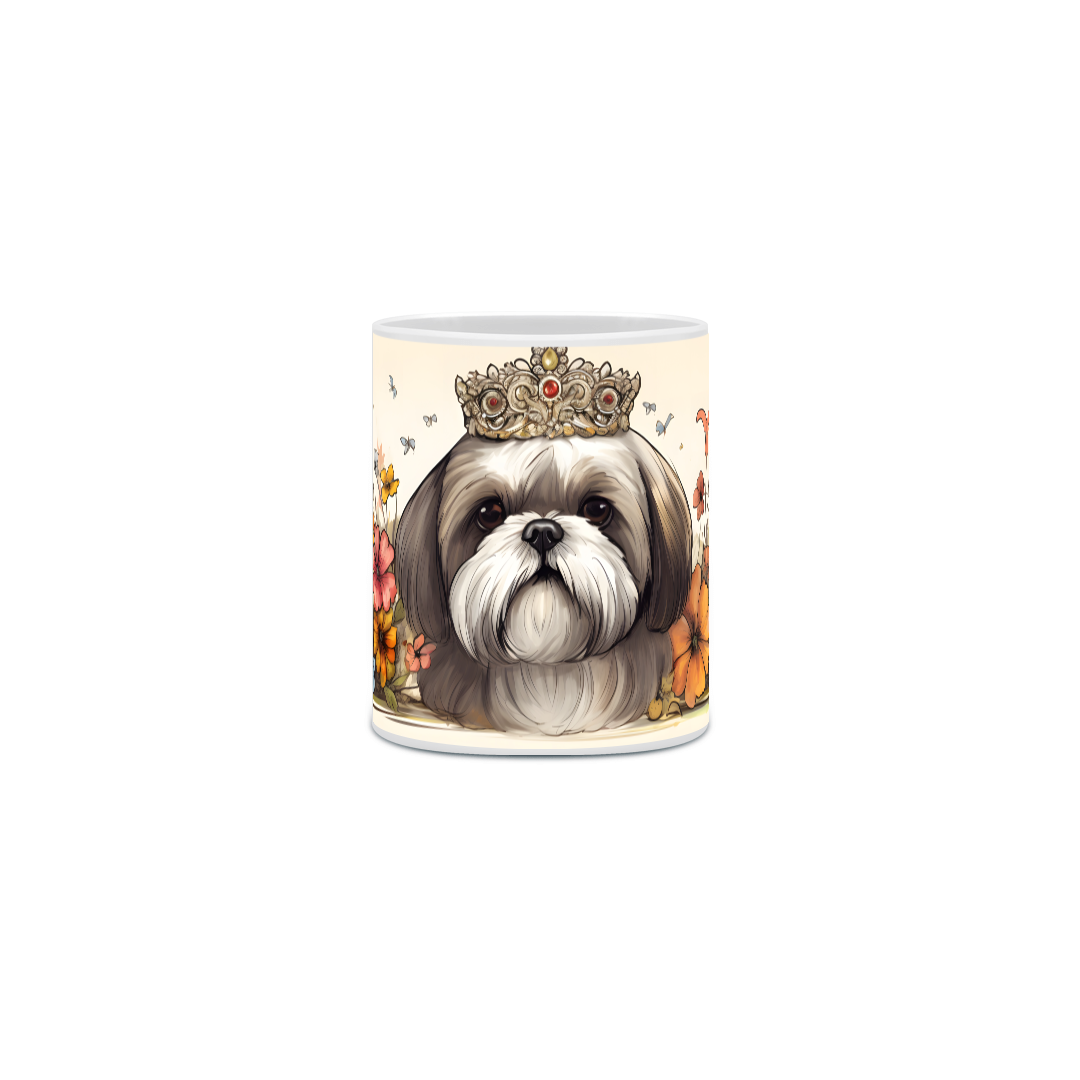 Nome do produto: Caneca Shih Tzu com Arte Digital - #Autenticidade 0012