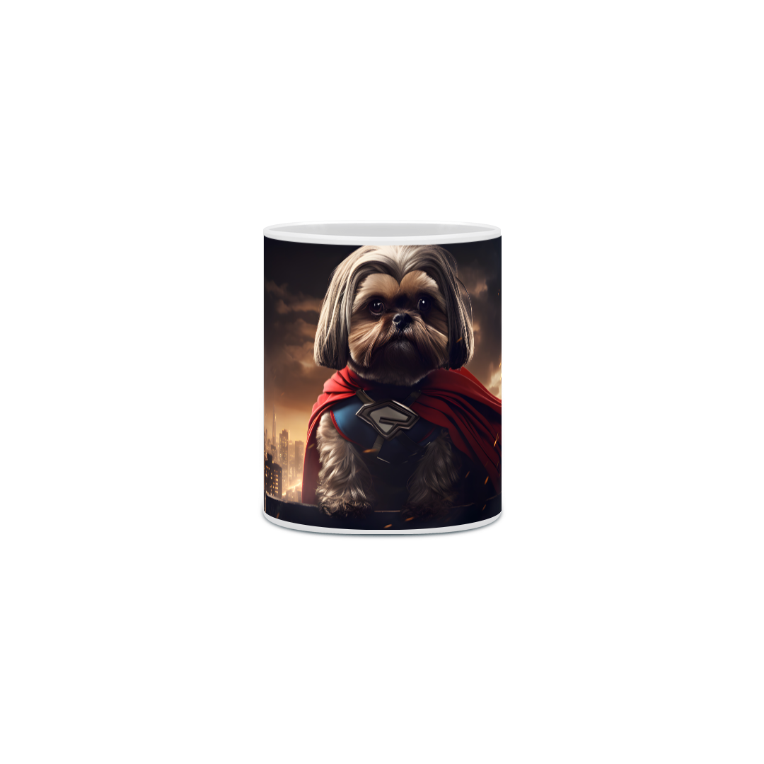 Nome do produto: Caneca Shih Tzu com Arte Digital - #Autenticidade 0013