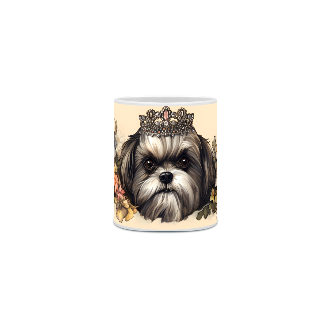 Nome do produto: Caneca Shih Tzu com Arte Digital - #Autenticidade 0015
