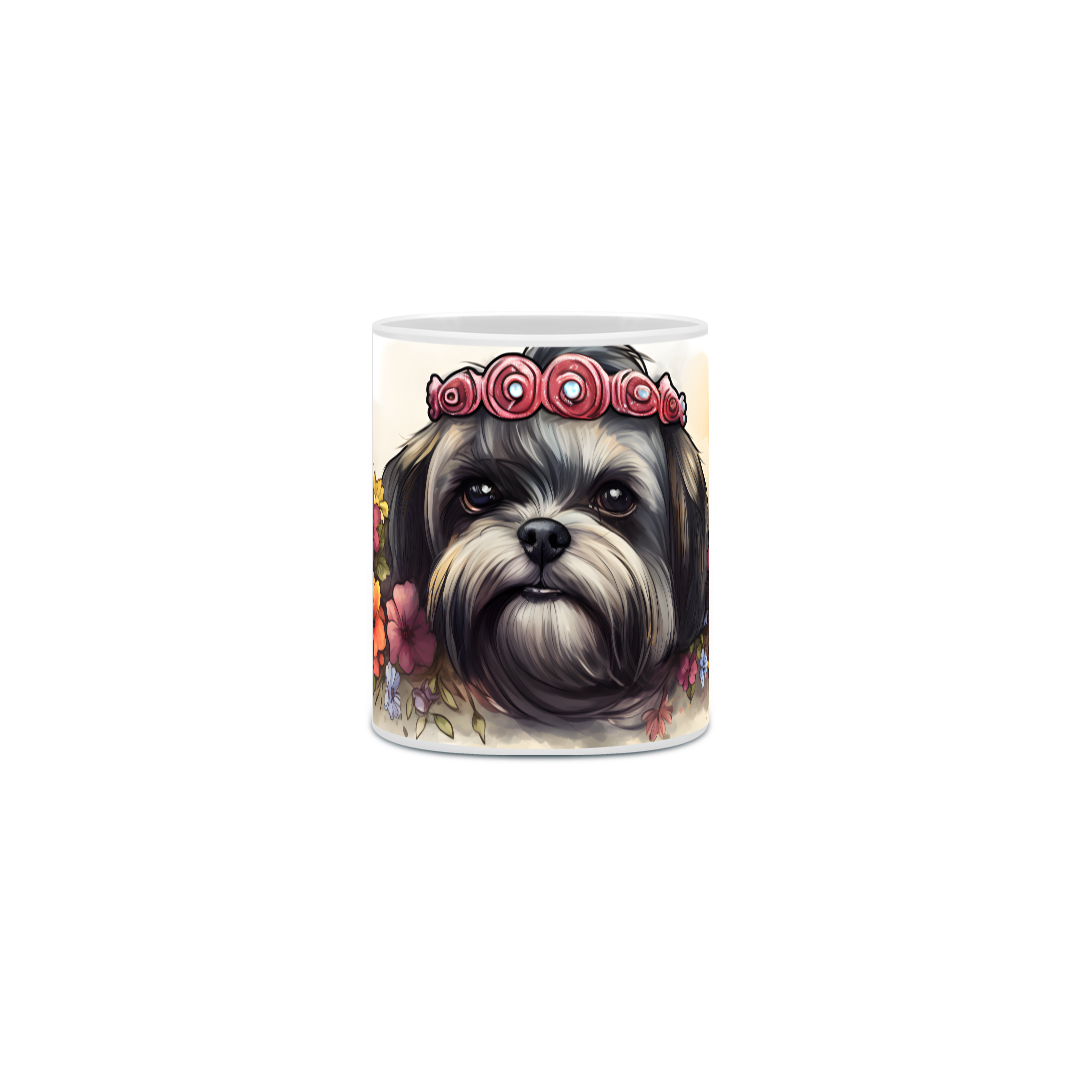 Nome do produto: Caneca Shih Tzu com Arte Digital - #Autenticidade 0016
