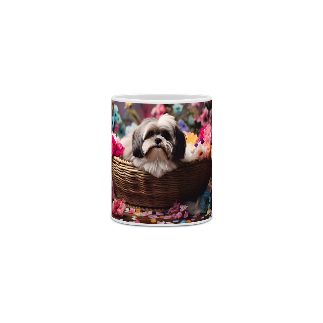 Nome do produto: Caneca Shih Tzu com Arte Digital - #Autenticidade 0018