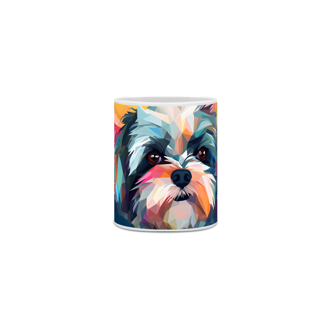 Nome do produto: Caneca Shih Tzu com Arte Digital - #Autenticidade 0020
