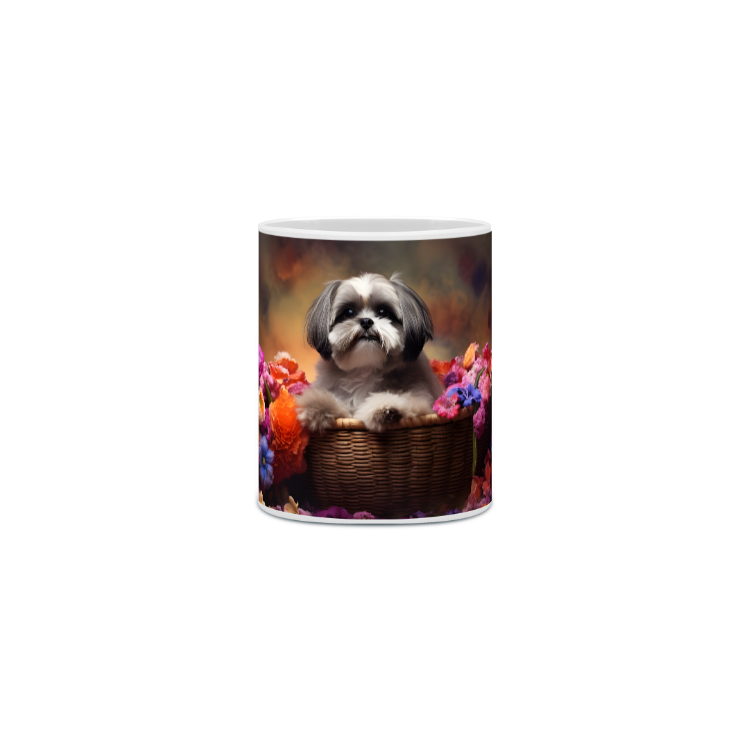 Nome do produto: Caneca Shih Tzu com Arte Digital - #Autenticidade 0022