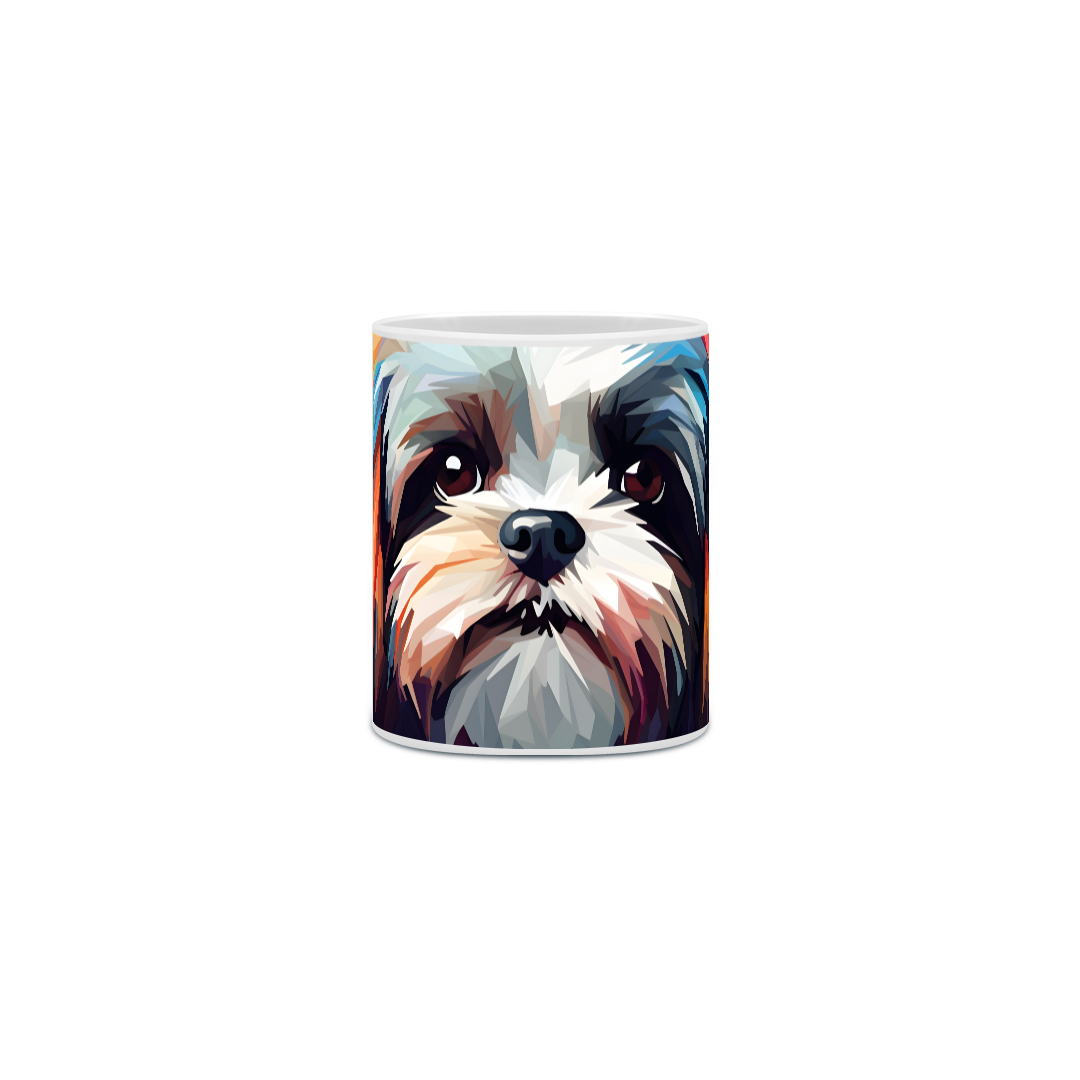 Nome do produto: Caneca Shih Tzu com Arte Digital - #Autenticidade 0023