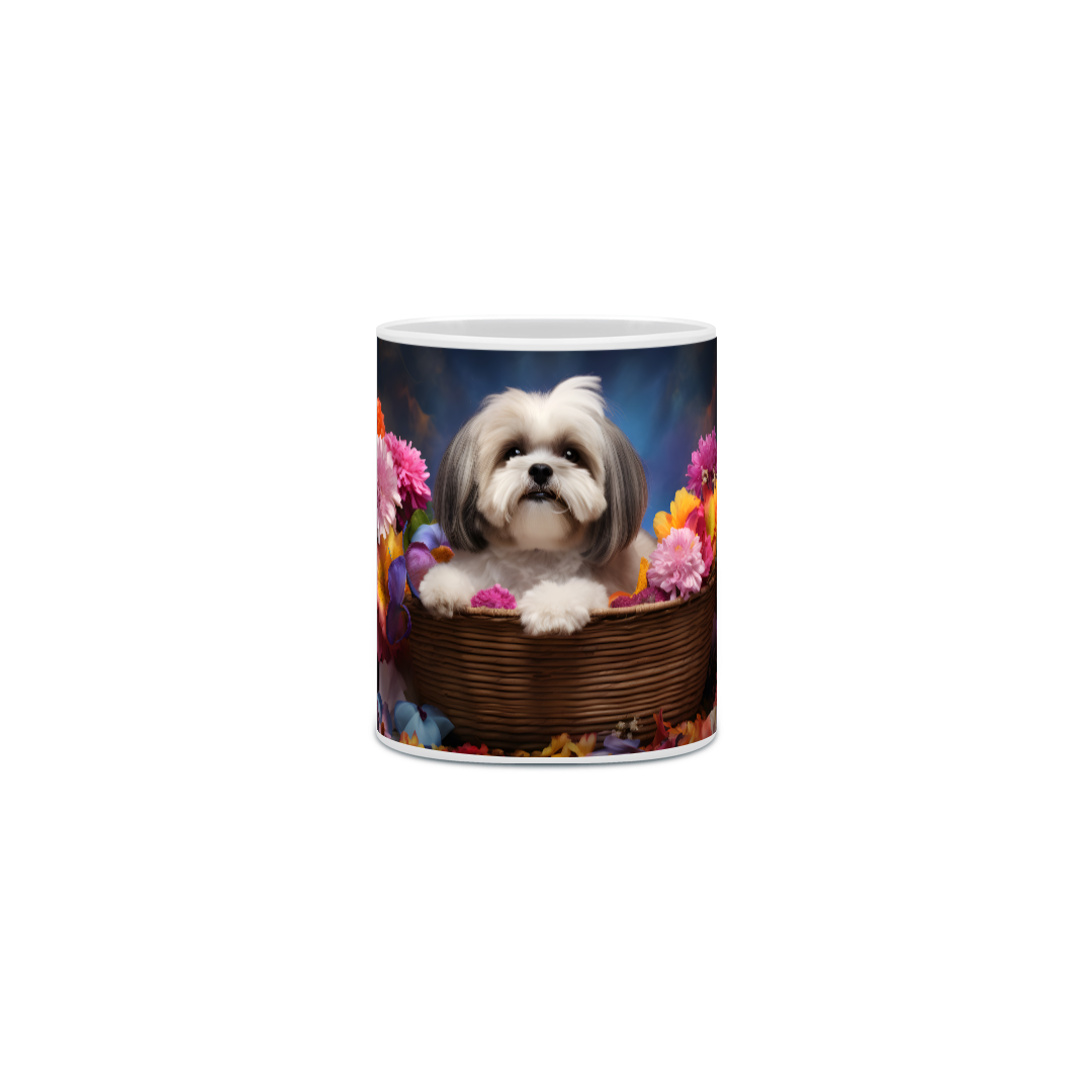 Nome do produto: Caneca Shih Tzu com Arte Digital - #Autenticidade 0024