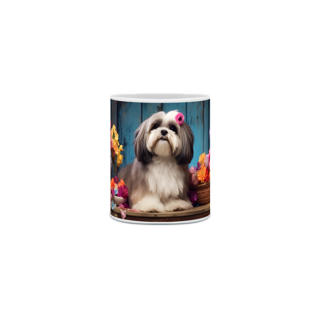 Nome do produto: Caneca Shih Tzu com Arte Digital - #Autenticidade 0025