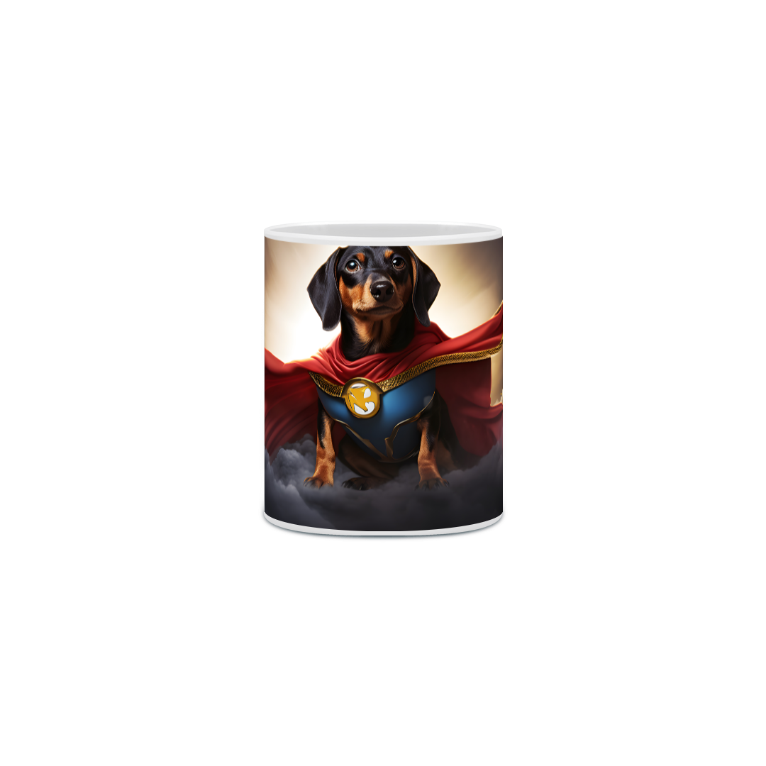 Nome do produto: Caneca Dachshund(Salsicha) com Arte Digital - #Autenticidade 0022