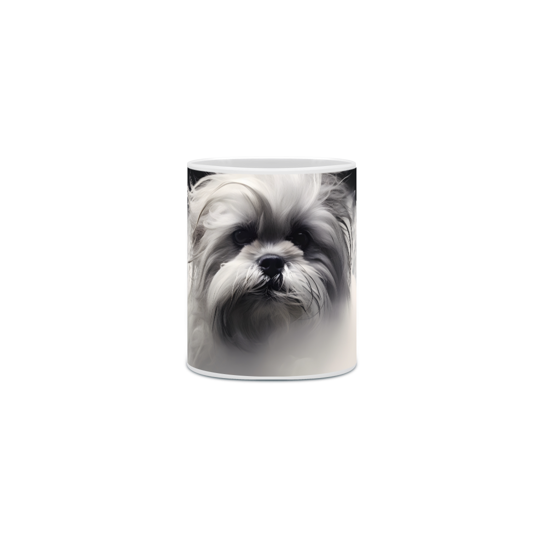 Nome do produto: Caneca Lhasa Apso com Arte Digital - #Autenticidade 0009
