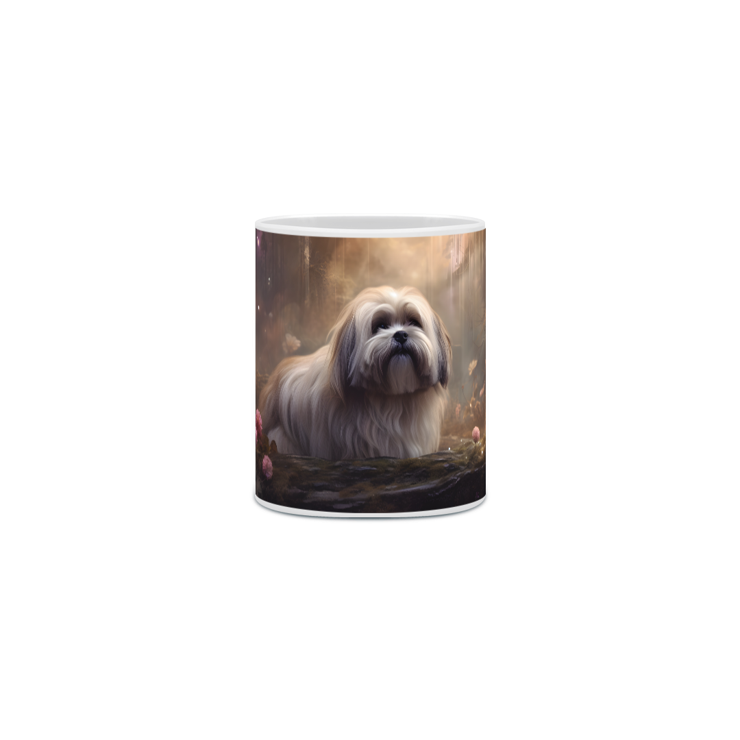 Nome do produto: Caneca Lhasa Apso com Arte Digital - #Autenticidade 0016