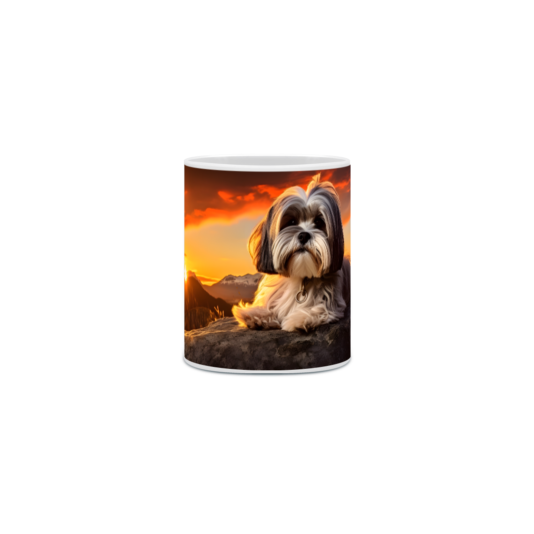 Nome do produto: Caneca Lhasa Apso com Arte Digital - #Autenticidade 0019