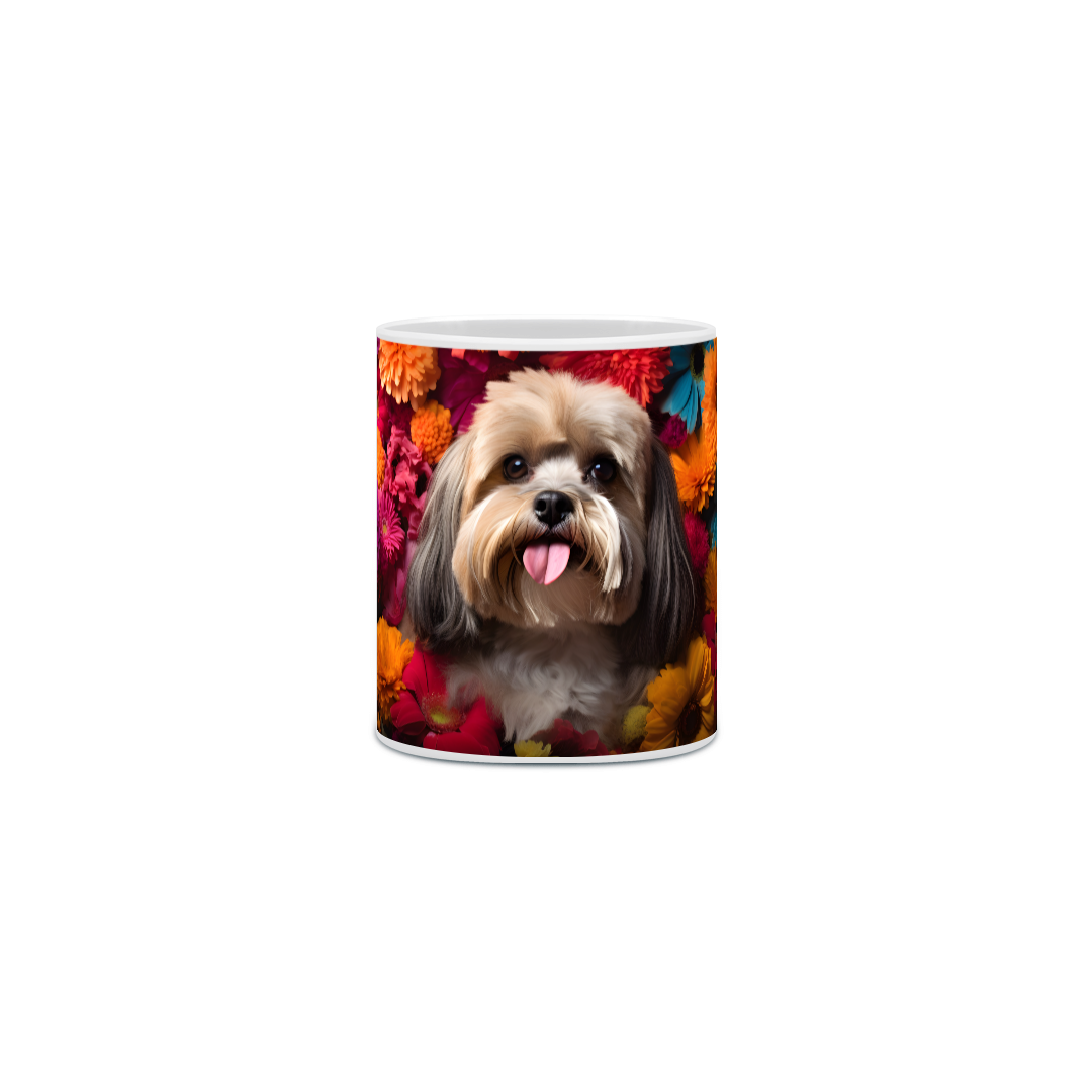 Nome do produto: Caneca Lhasa Apso com Arte Digital - #Autenticidade 0023
