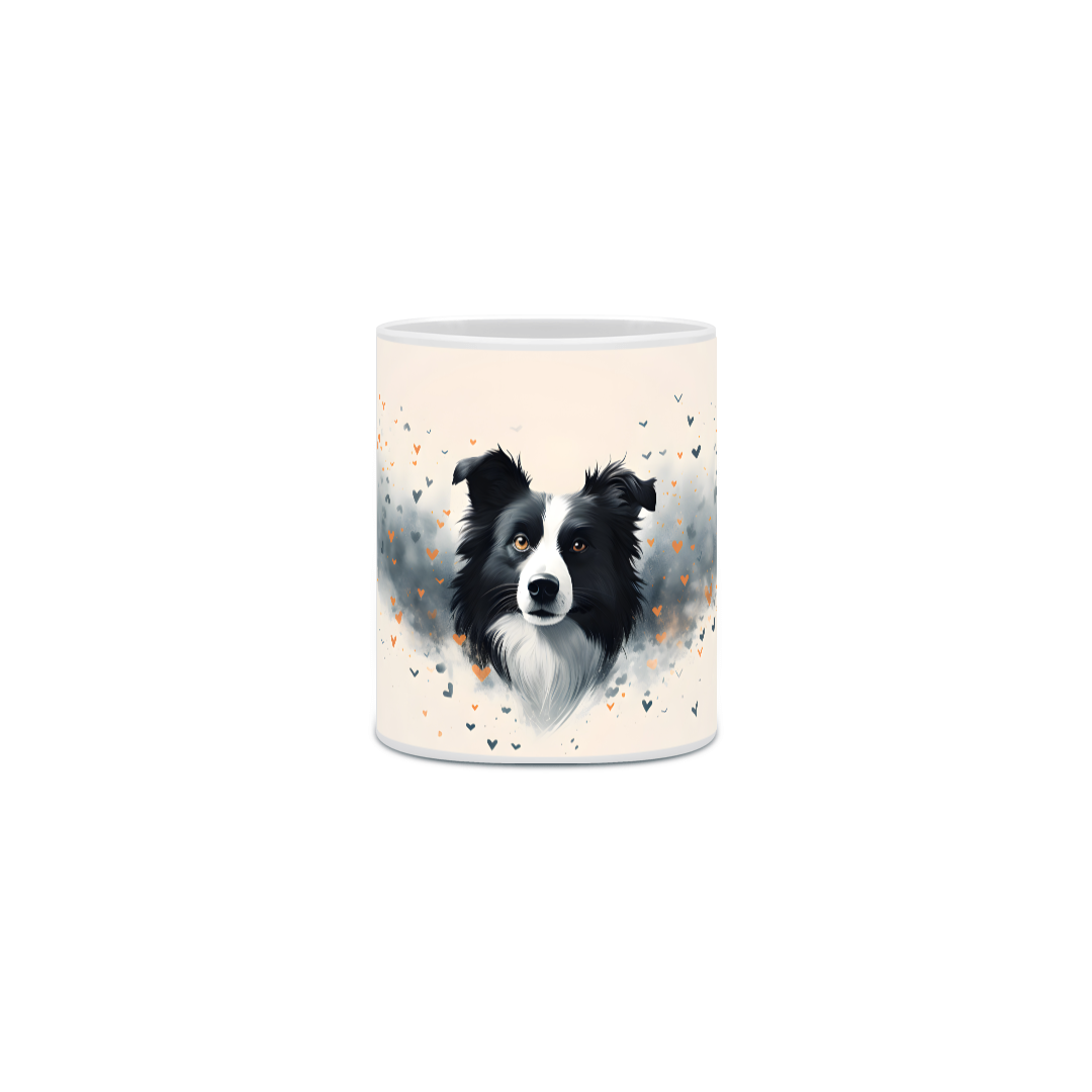Nome do produto: Caneca Border Collie com Arte Digital - #Autenticidade 0001