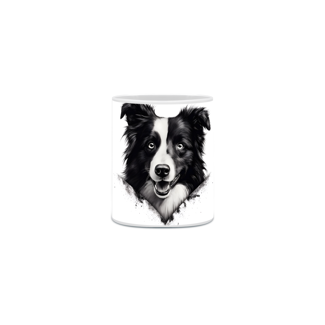 Nome do produto: Caneca Border Collie com Arte Digital - #Autenticidade 0002