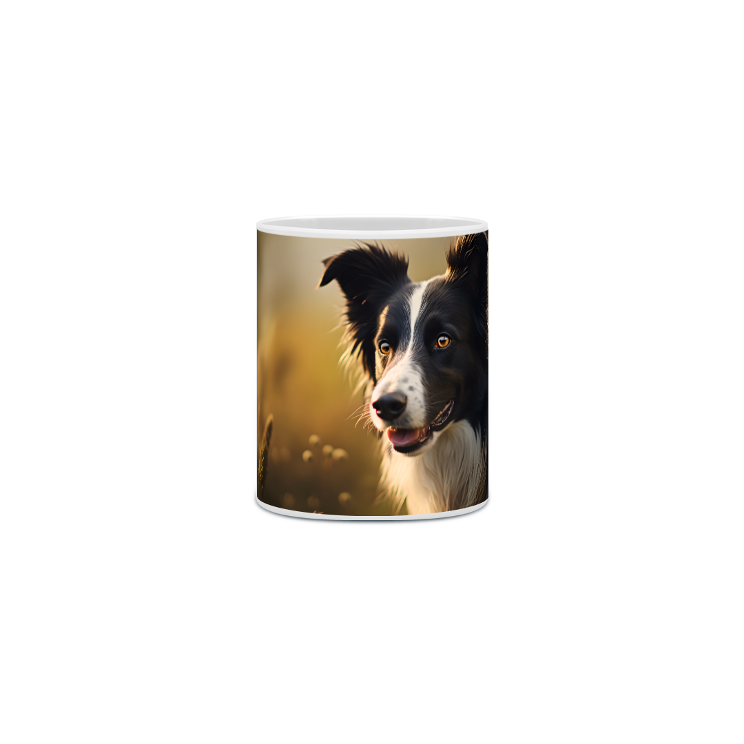 Nome do produto: Caneca Border Collie com Arte Digital - #Autenticidade 0007