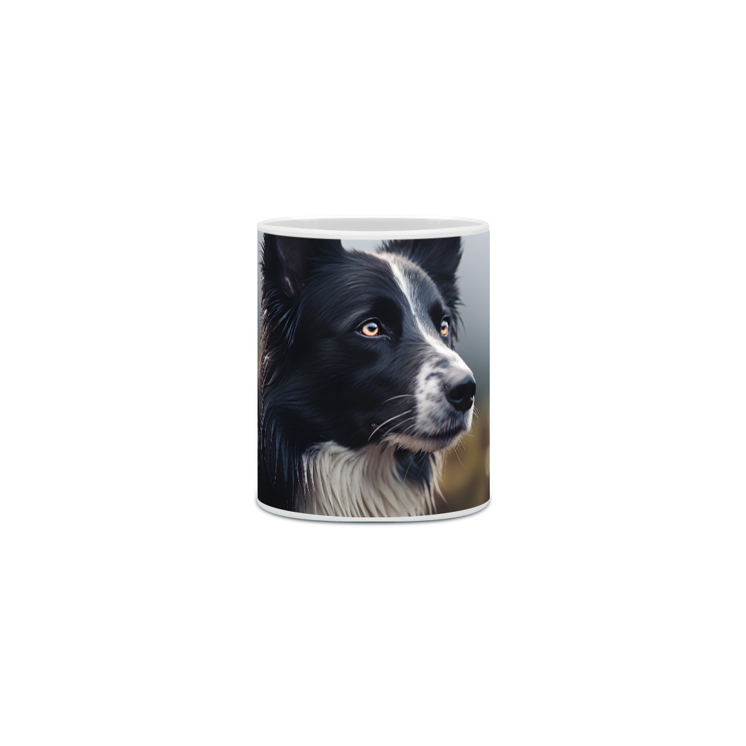 Nome do produto: Caneca Border Collie com Arte Digital - #Autenticidade 0008