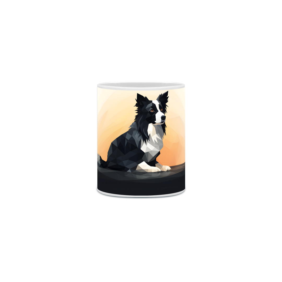 Nome do produto: Caneca Border Collie com Arte Digital - #Autenticidade 0012