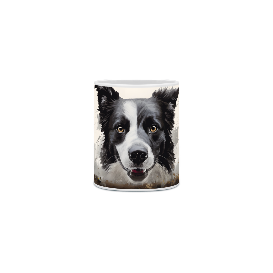 Nome do produto: Caneca Border Collie com Arte Digital - #Autenticidade 0019
