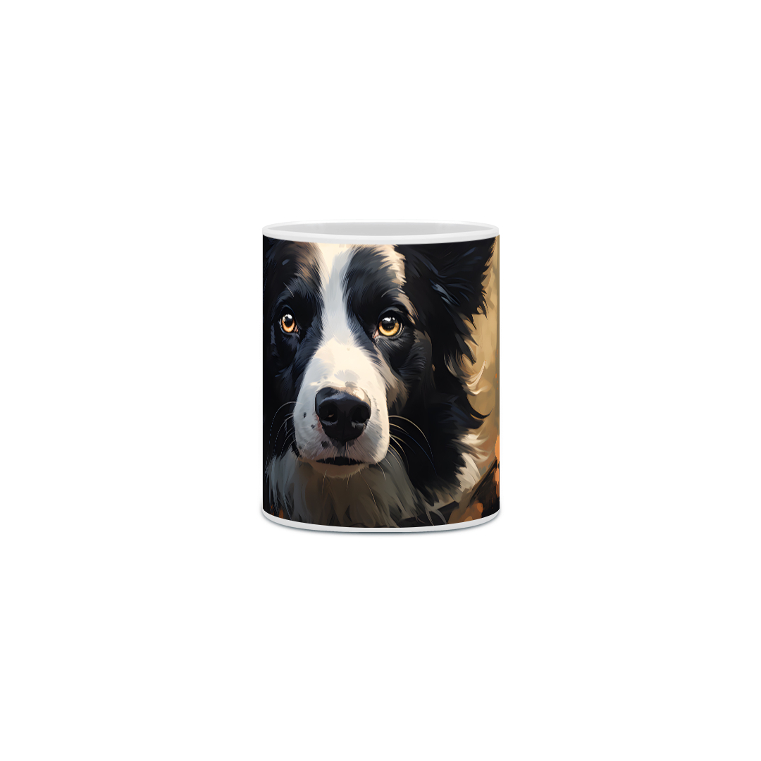 Nome do produto: Caneca Border Collie com Arte Digital - #Autenticidade 0020