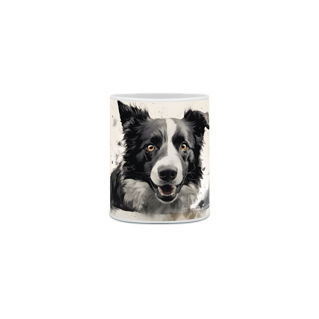 Nome do produto: Caneca Border Collie com Arte Digital - #Autenticidade 0022
