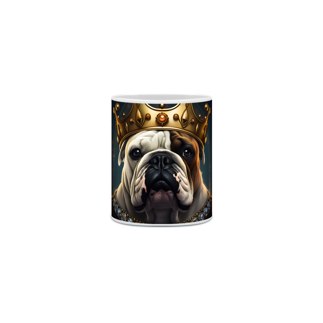 Nome do produto: Caneca Bulldog Inglês com Arte Digital - #Autenticidade 0001