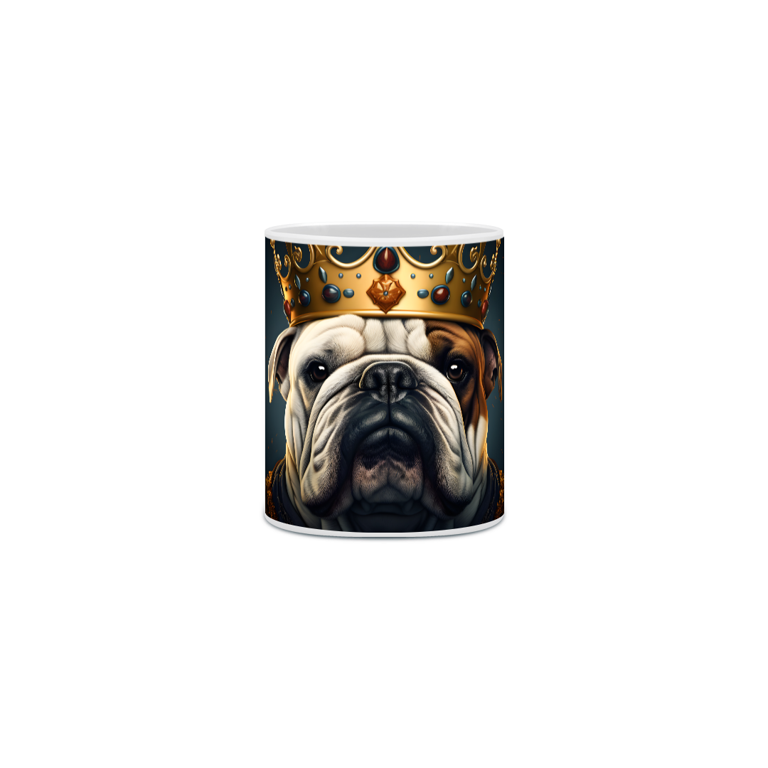 Nome do produto: Caneca Bulldog Inglês com Arte Digital - #Autenticidade 0003