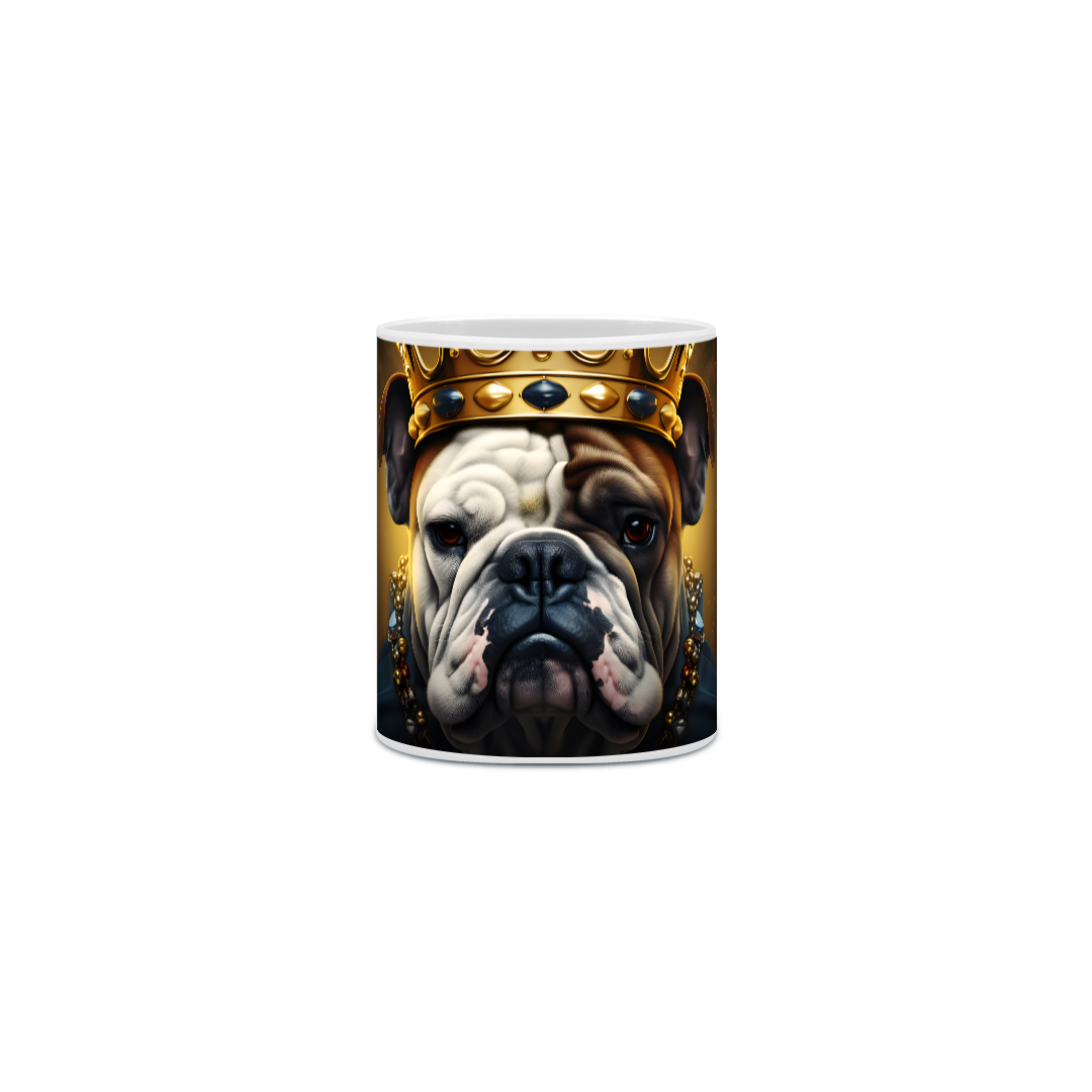 Nome do produto: Caneca Bulldog Inglês com Arte Digital - #Autenticidade 0011