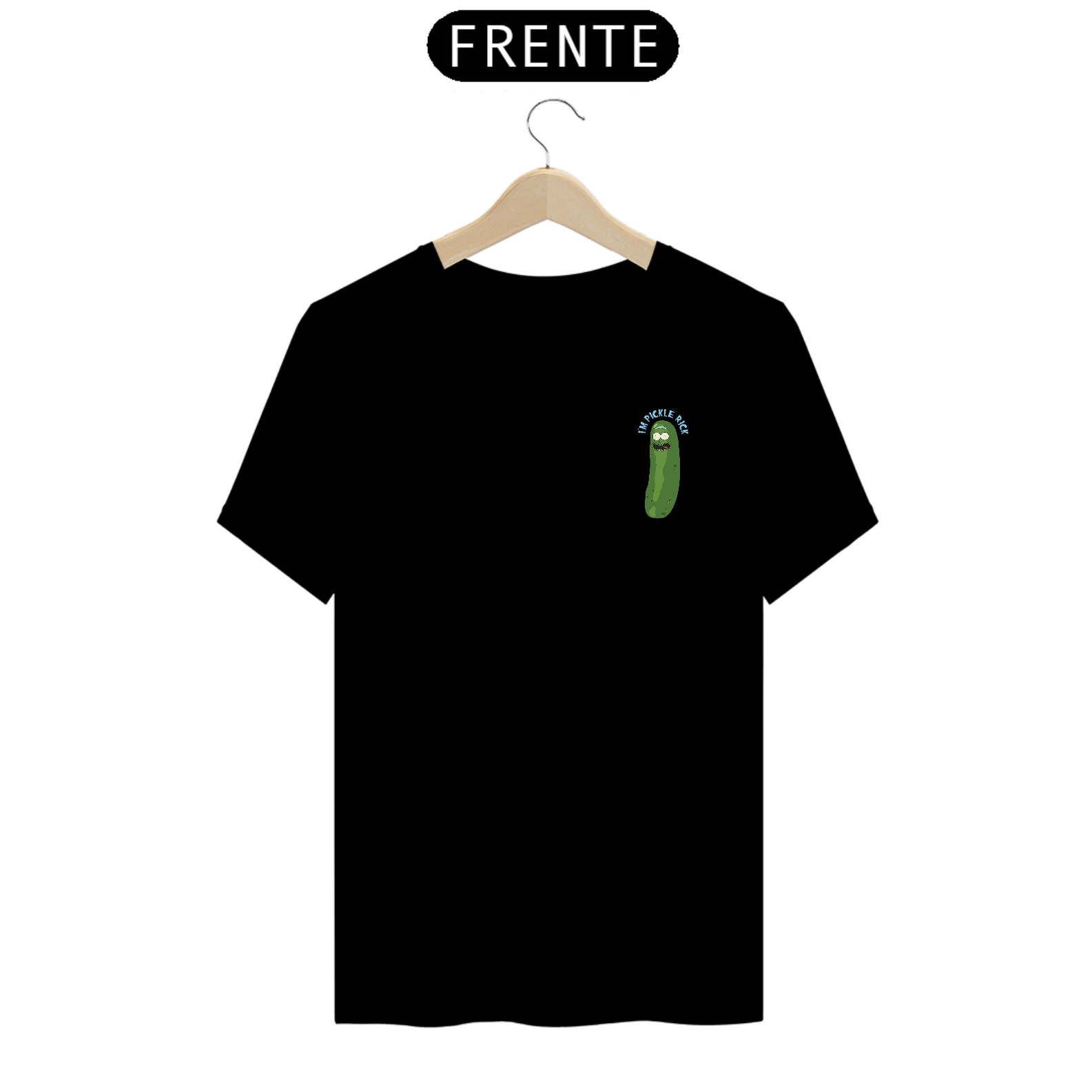 Nome do produto: T-Shirt Prime - Rick and Morty - I\'m Pickle Rick