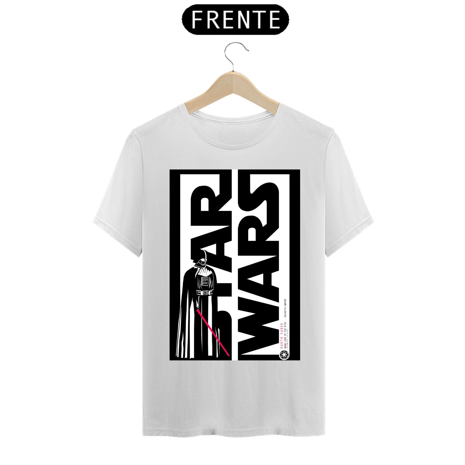 Nome do produto: Camiseta Star Wars Darth Vader cores