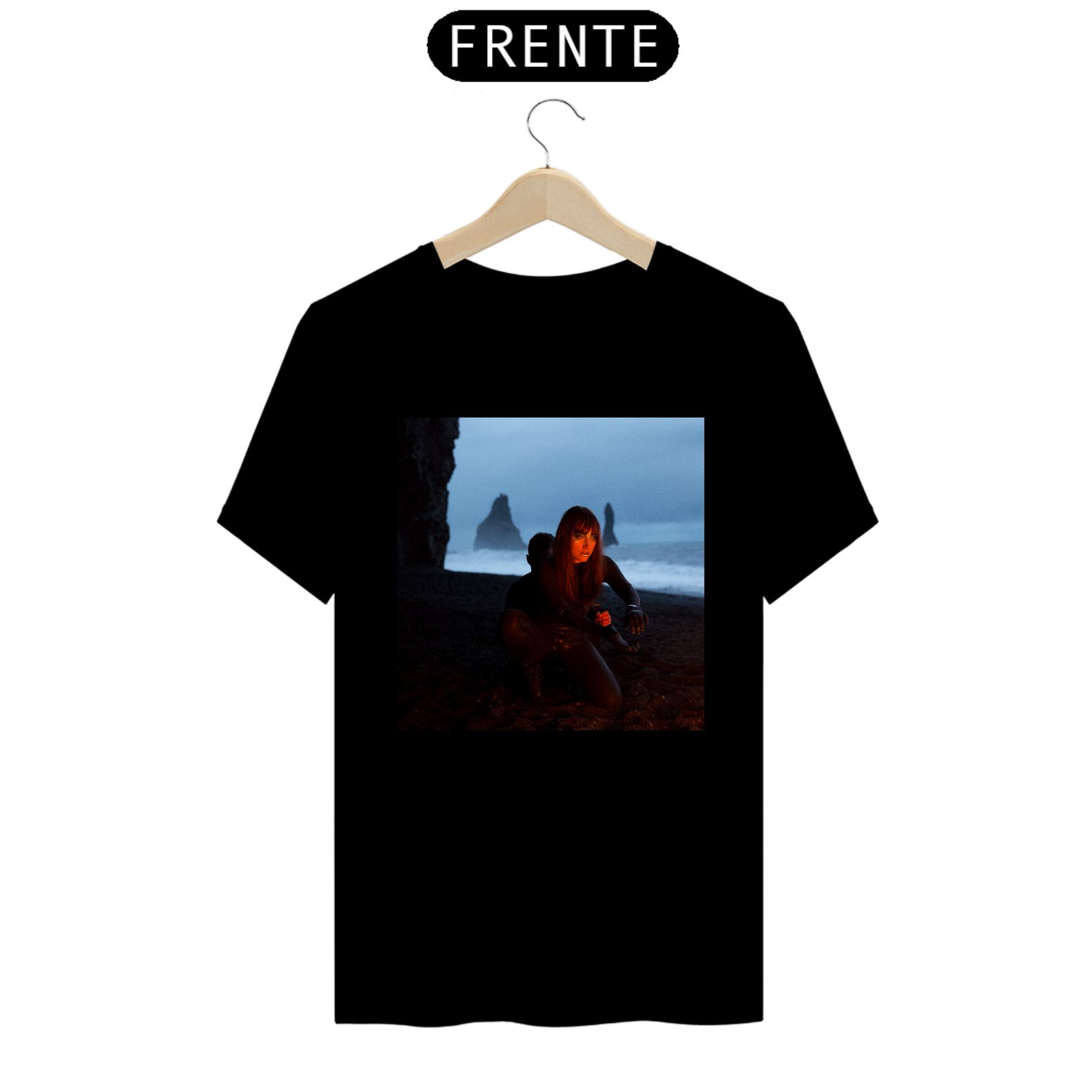 Nome do produto: Camiseta Coração Cigano