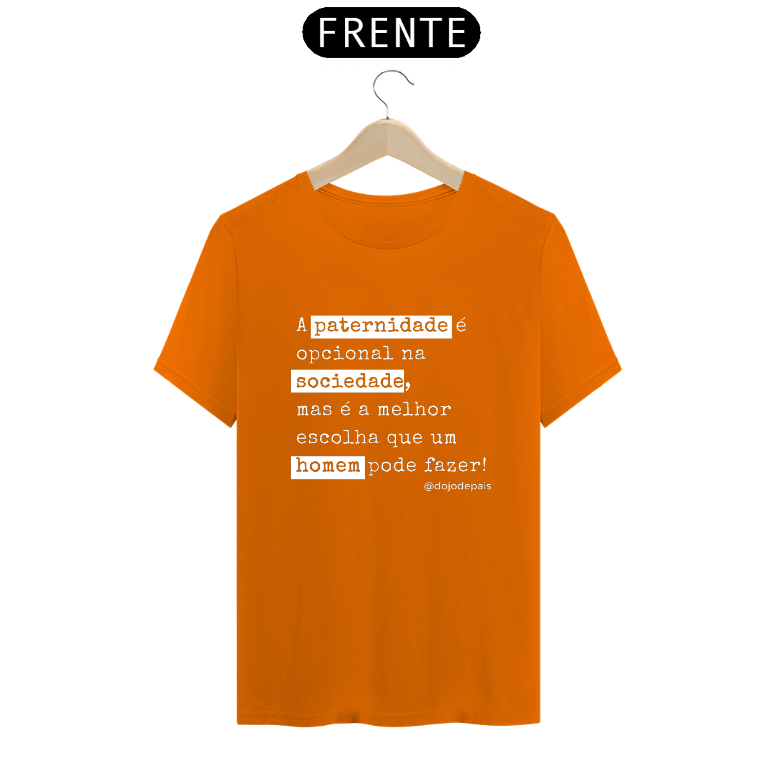 Nome do produto: Camiseta - Colorida e Preta - Paternidade a Melhor Escolha