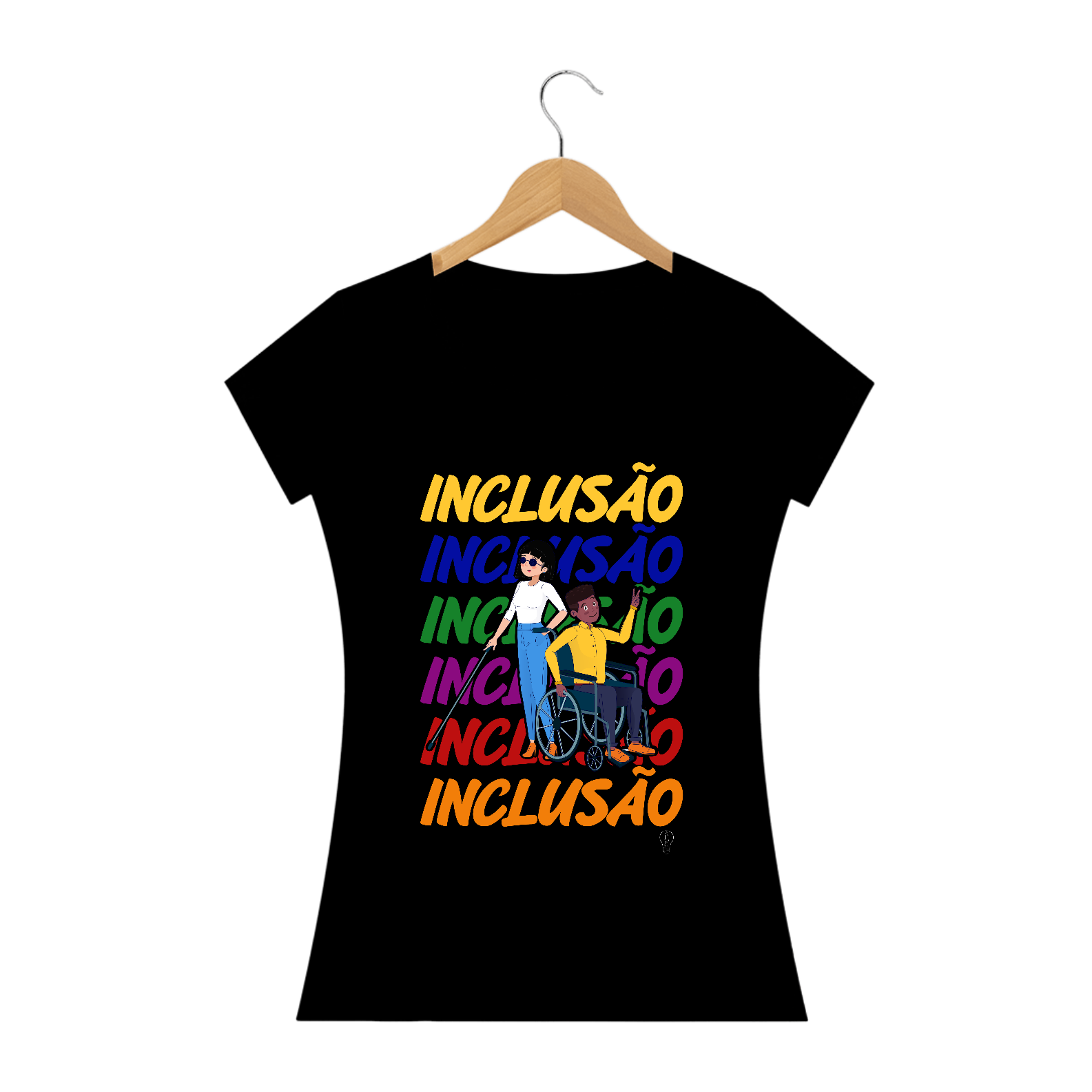 Nome do produto: Camiseta Inclusão