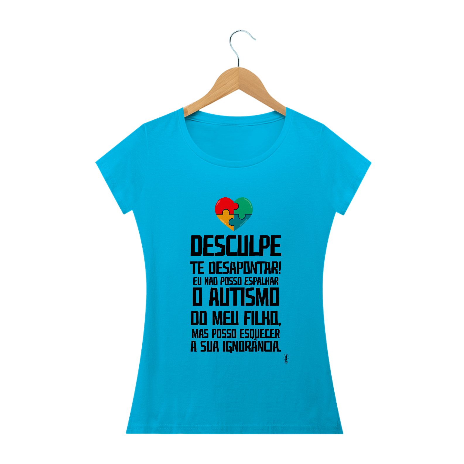 Nome do produto: Camiseta Desculpe Feminina