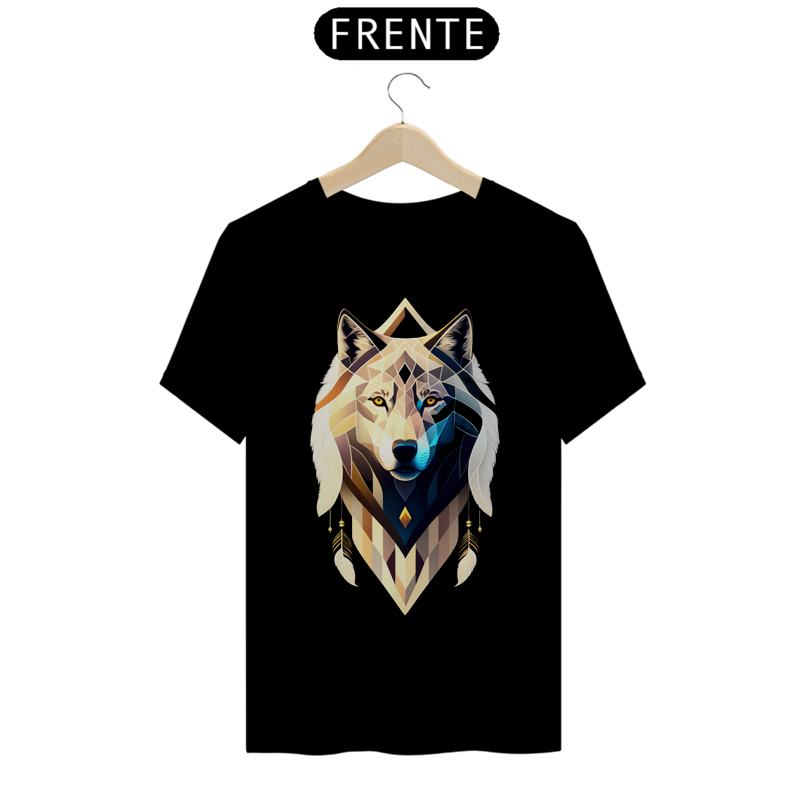 Nome do produto: CAMISETA GEOMETRIC WOLF
