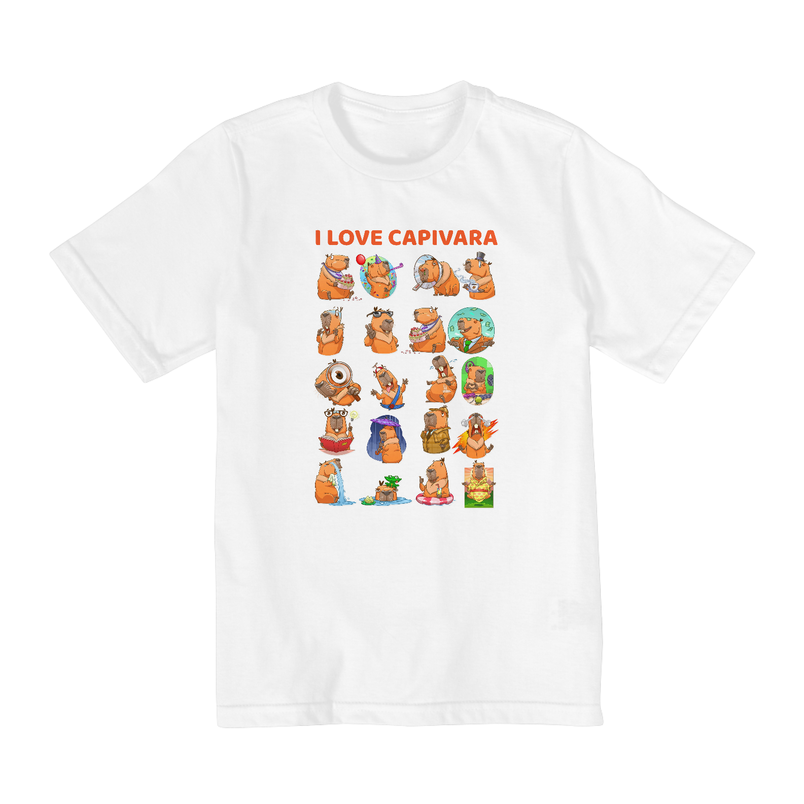 I love capivara kids 2-8
