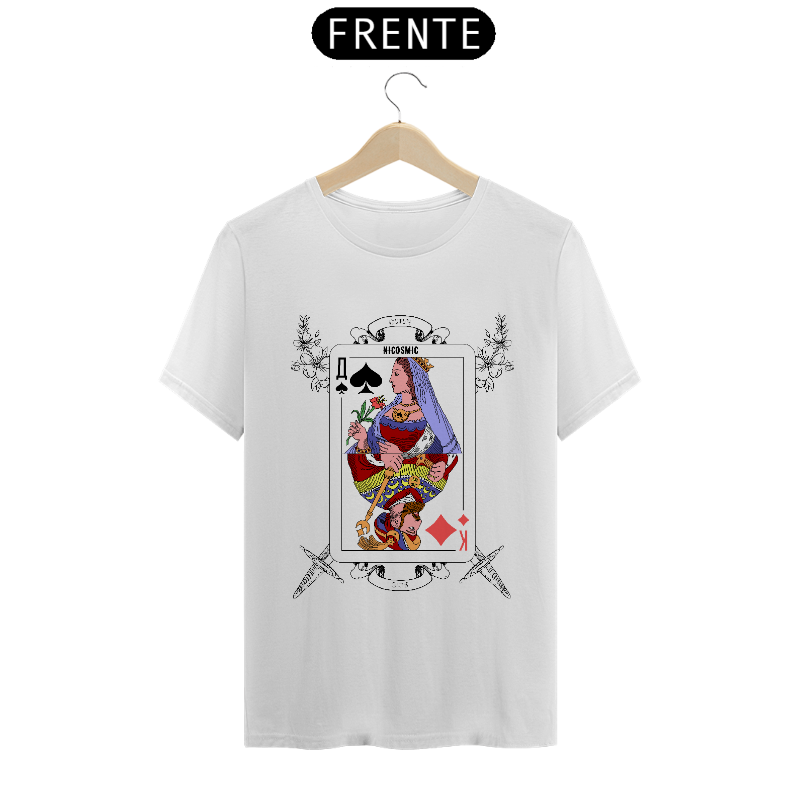 Nome do produto: Camiseta Queen & King