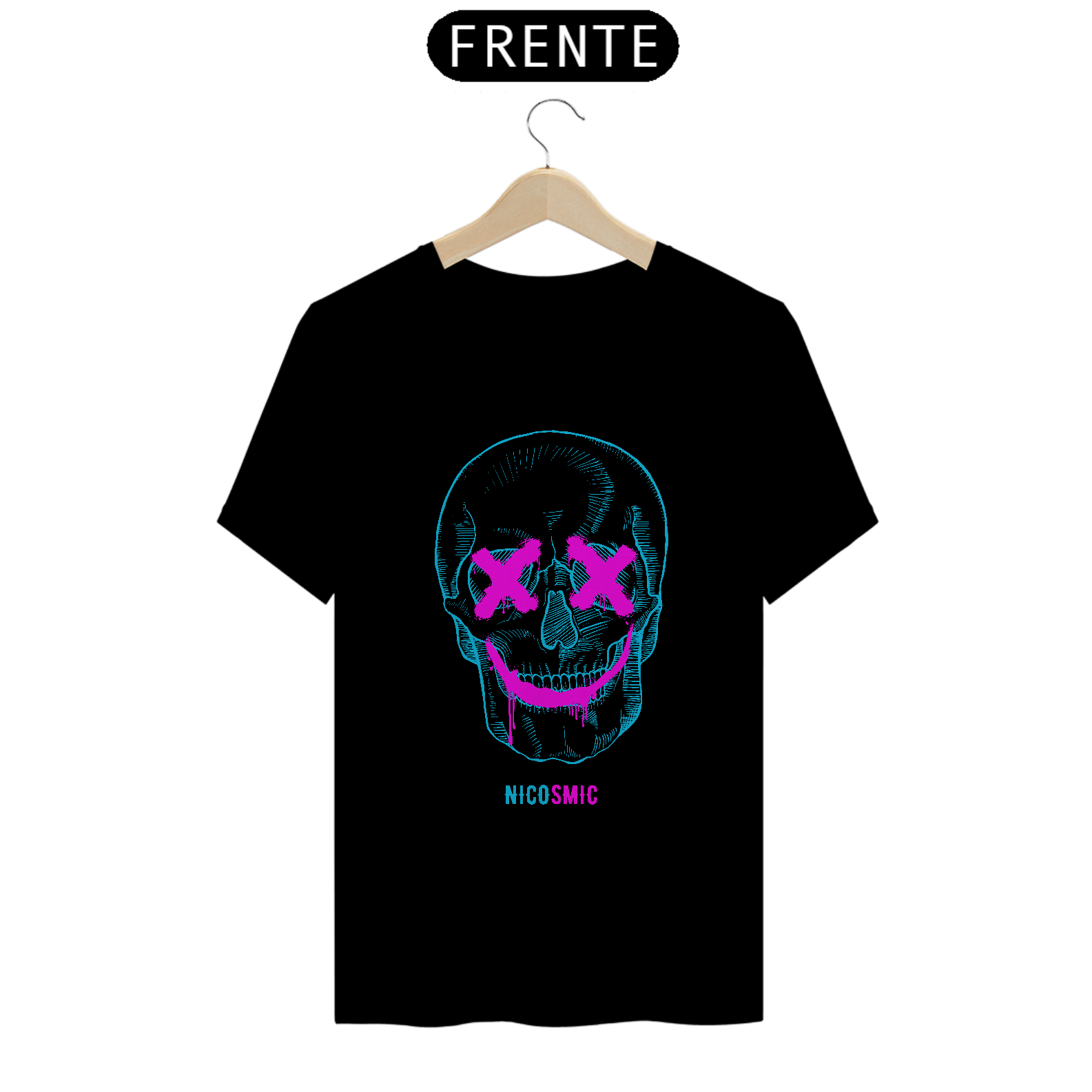 Nome do produto: Camiseta Smile Skull