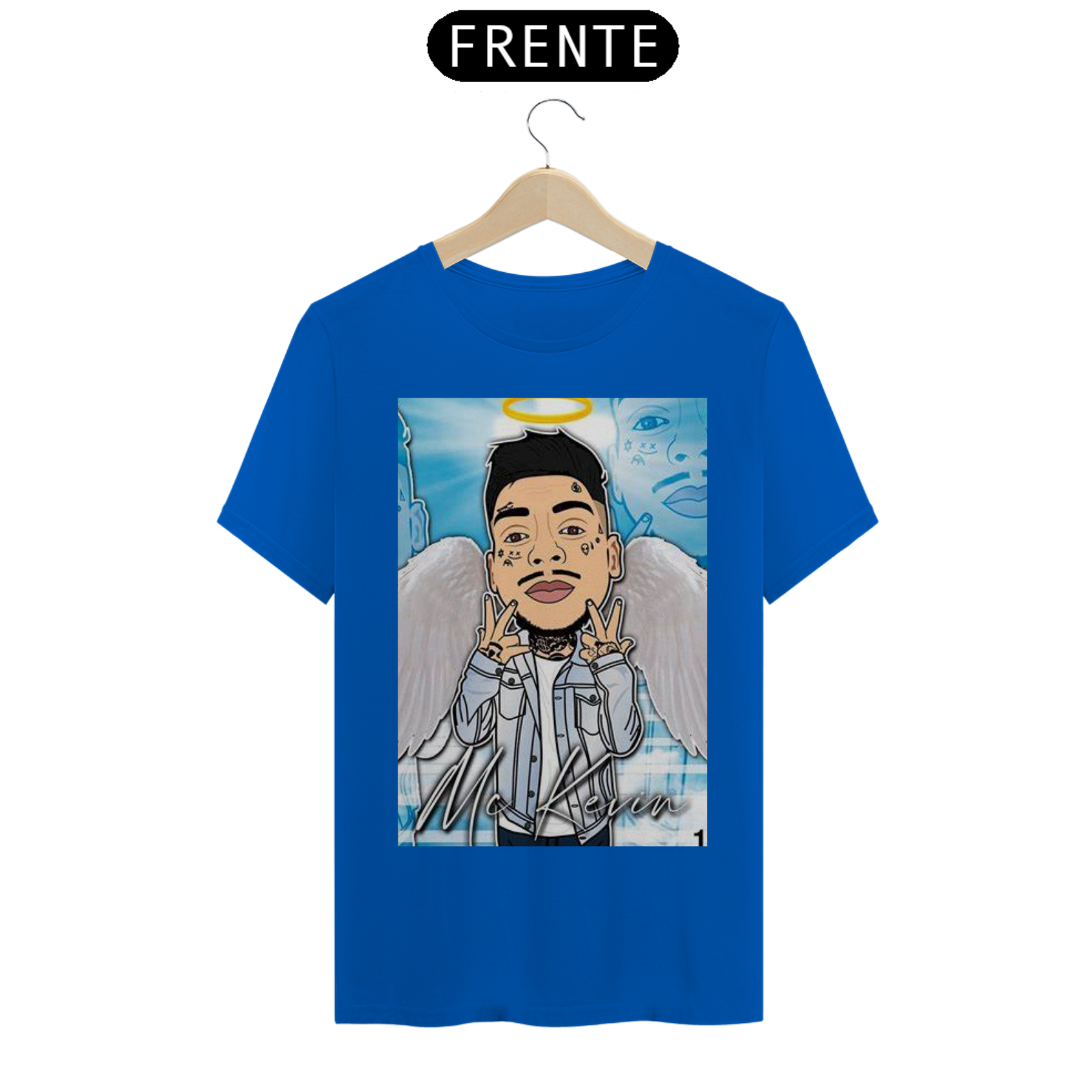 Nome do produto: Camiseta Estampada Mc Kevin (Artistas) 