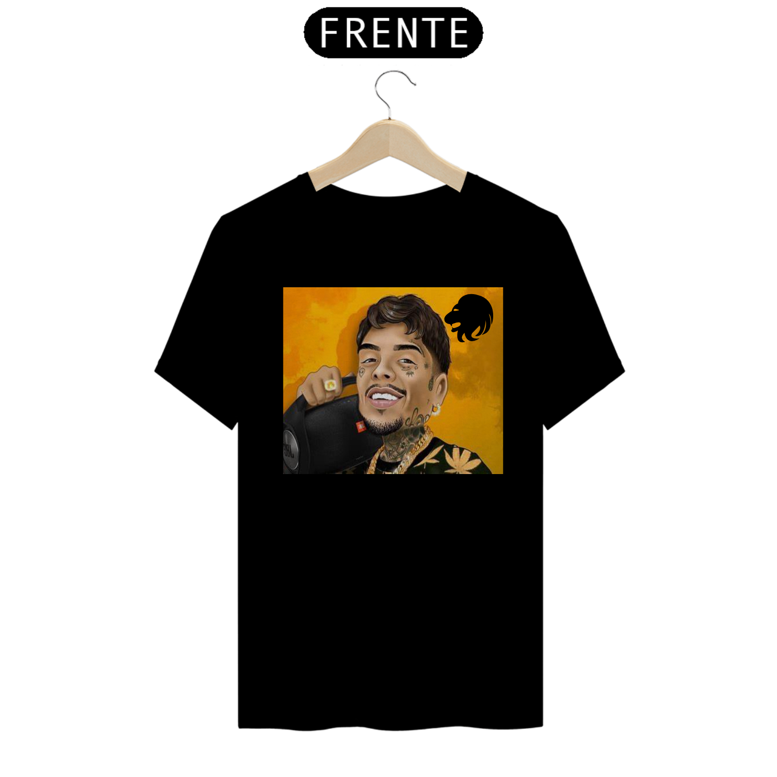 Nome do produto: Camiseta estampada Mc kevin (Artistas) 