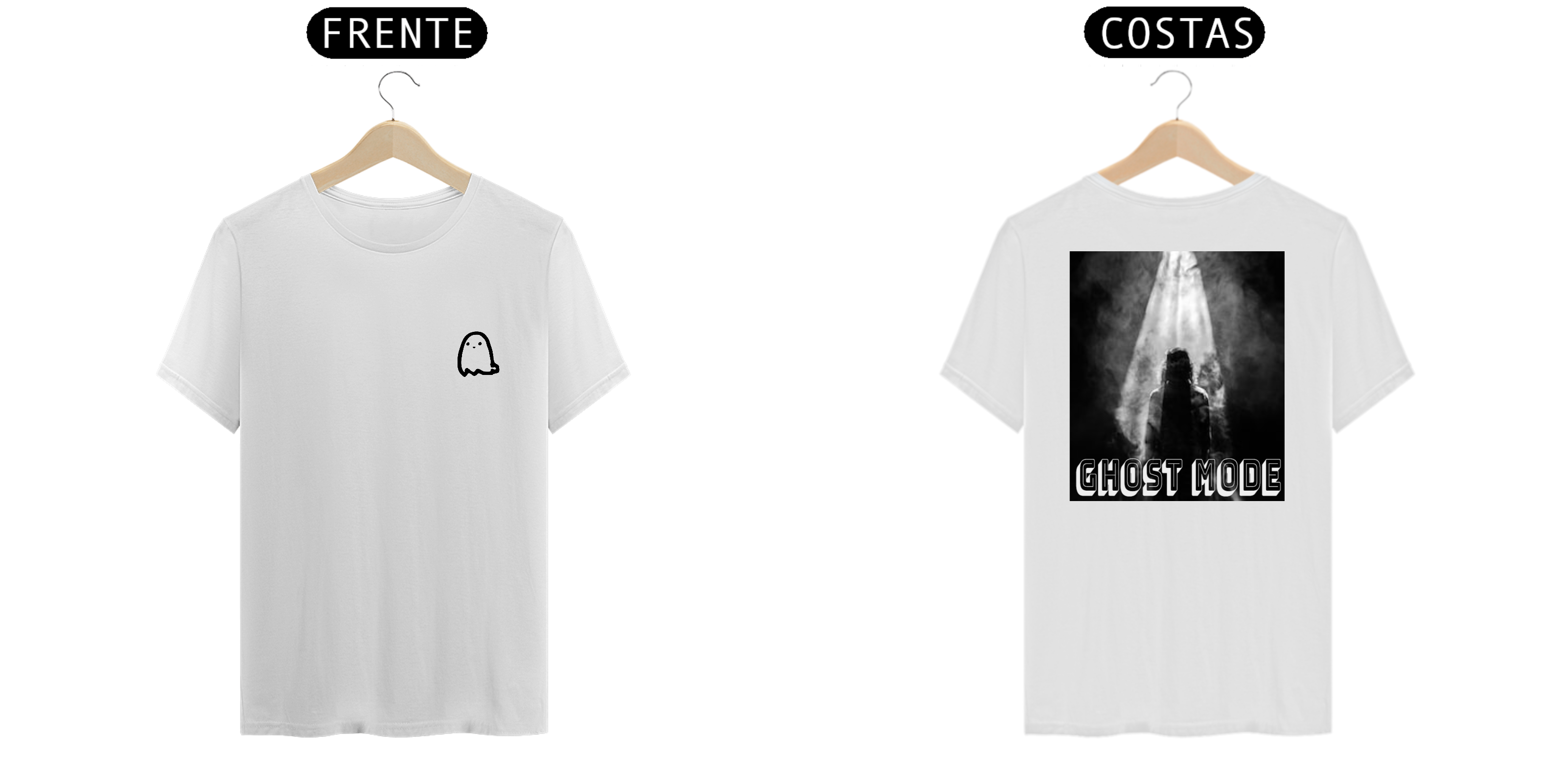 Nome do produto: Camiseta -  Ghost Model 3