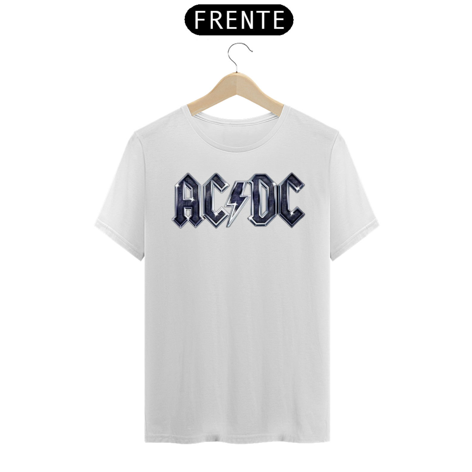 Nome do produto: Camisa AC DC  - Hard Rock
