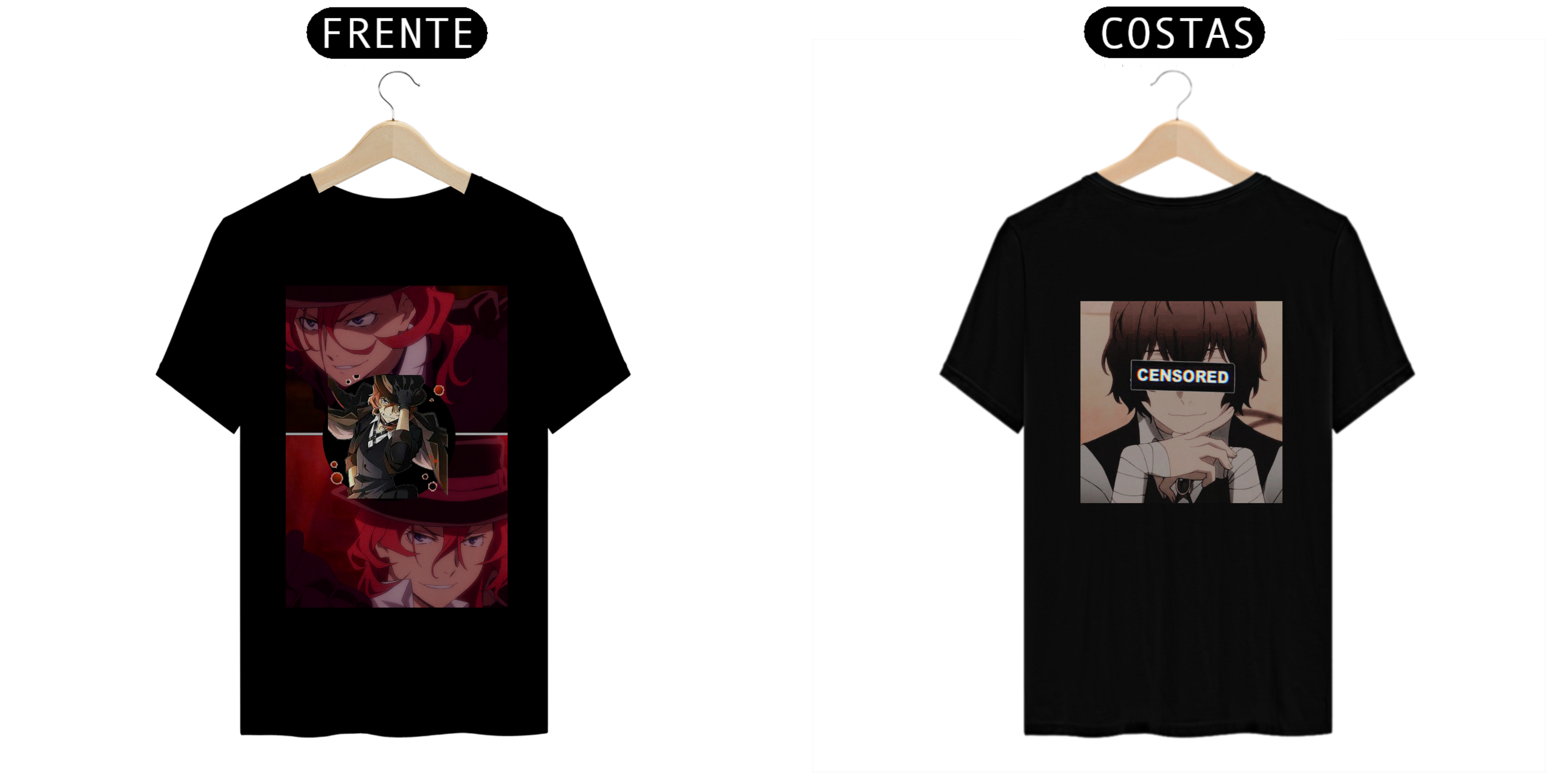 Nome do produto: Camiseta bungou stray dogs