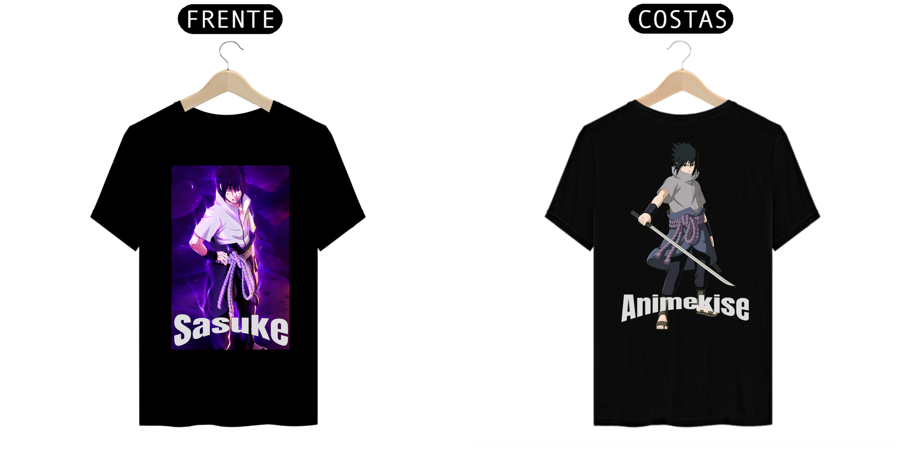 Nome do produto: Sasuke camiseta