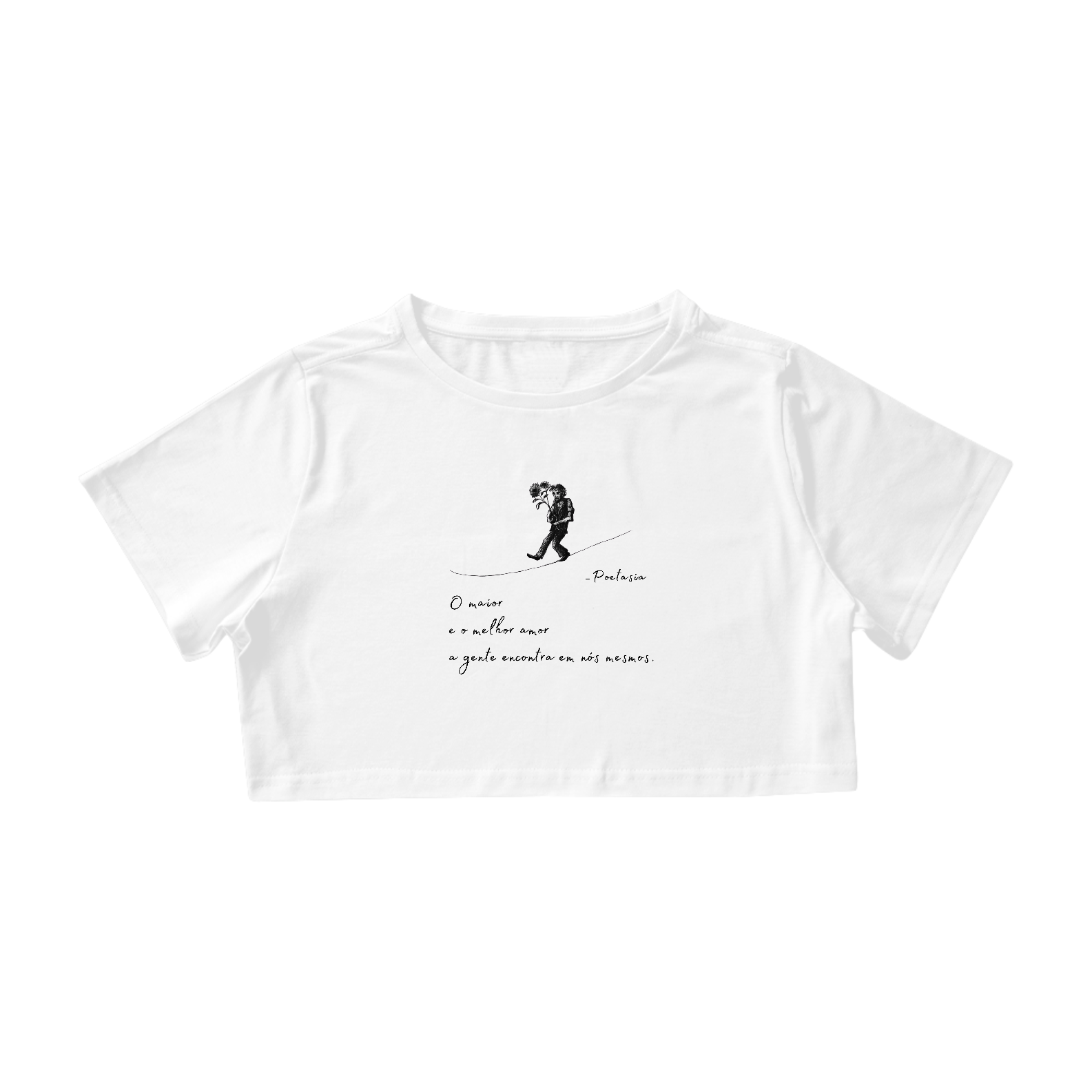 Nome do produto: Cropped - O maior e o melhor amor 