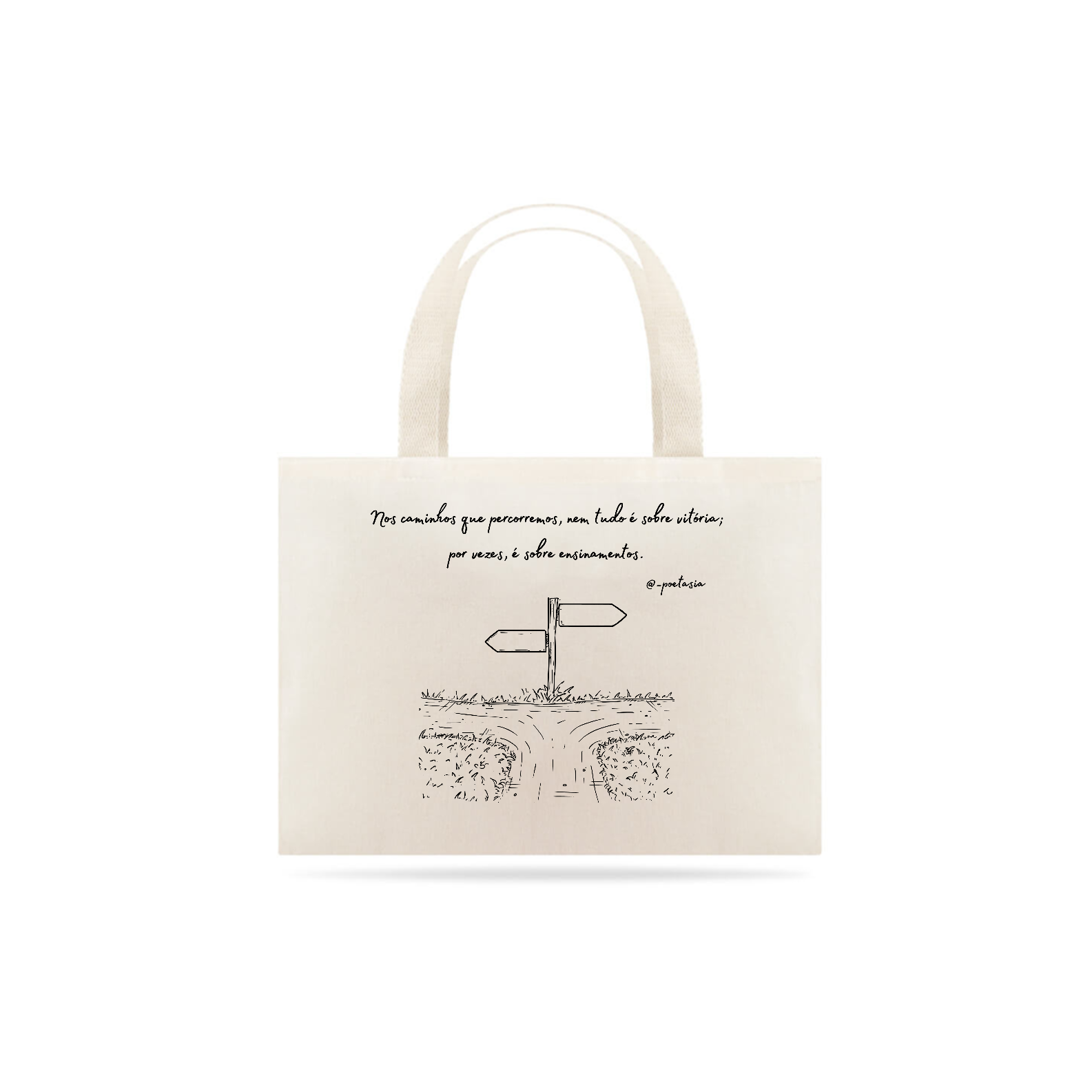 Nome do produto: Eco Bag Grande - Os caminhos que percorremos