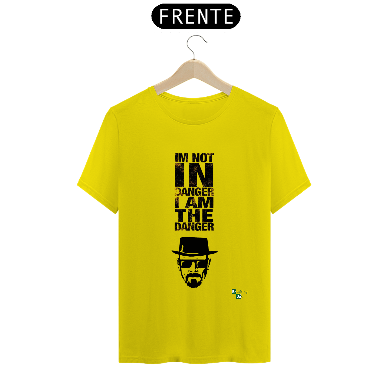 Nome do produto: Camiseta Breaking Bad Eu Sou O Perigo
